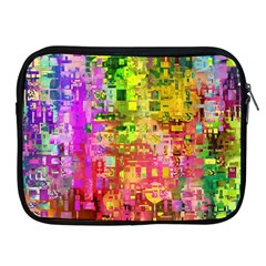 Color Abstract Artifact Pixel Apple Ipad 2/3/4 Zipper Cases by Sapixe