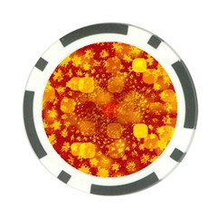 Christmas Star Advent Background Poker Chip Card Guard by Sapixe