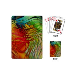 Texture Art Color Pattern Playing Cards (mini) by Sapixe