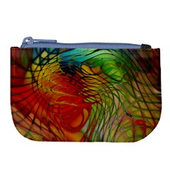 Texture Art Color Pattern Large Coin Purse