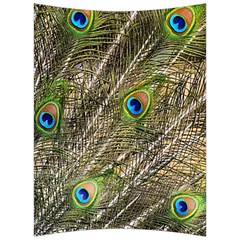 Peacock Feathers Color Plumage Green Back Support Cushion by Sapixe