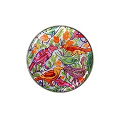 Art Flower Pattern Background Hat Clip Ball Marker (10 Pack) by Sapixe