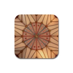 York Minster Chapter House Rubber Square Coaster (4 Pack) 