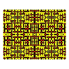 Red Black Yellow Double Sided Flano Blanket (large) 