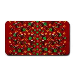 Christmas Time With Santas Helpers Medium Bar Mats by pepitasart