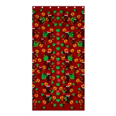 Christmas Time With Santas Helpers Shower Curtain 36  X 72  (stall)  by pepitasart