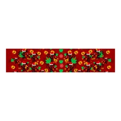 Christmas Time With Santas Helpers Velvet Scrunchie by pepitasart