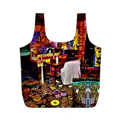 Painted House Full Print Recycle Bag (m) by MRTACPANS