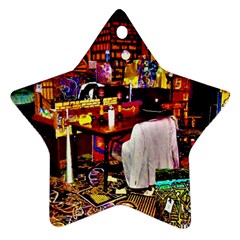 Painted House Star Ornament (two Sides) by MRTACPANS