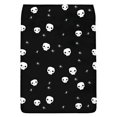 Pattern Skull Stars Halloween Gothic On Black Background Removable Flap Cover (s) by genx