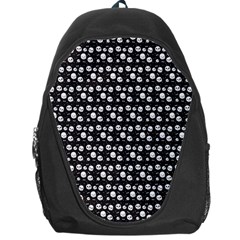 Pattern Skull Bones Halloween Gothic On Black Background Backpack Bag