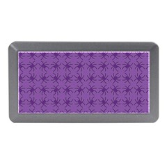 Pattern Spiders Purple And Black Halloween Gothic Modern Memory Card Reader (mini) by genx