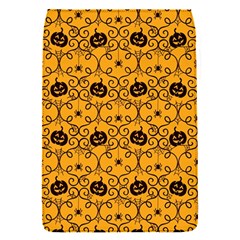 Pattern Pumpkin Spider Vintage Halloween Gothic Orange And Black Removable Flap Cover (s) by genx