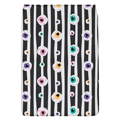 Pattern Eyeball Black And White Naive Stripes Gothic Halloween Removable Flap Cover (s) by genx