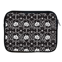 Pattern Pumpkin Spider Vintage Gothic Halloween Black And White Apple Ipad 2/3/4 Zipper Cases by genx