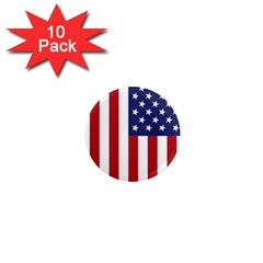 Us Flag Stars And Stripes Maga 1  Mini Magnet (10 Pack)  by snek