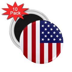 Us Flag Stars And Stripes Maga 2 25  Magnets (10 Pack)  by snek