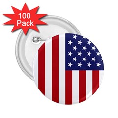 Us Flag Stars And Stripes Maga 2 25  Buttons (100 Pack)  by snek