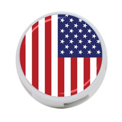 Us Flag Stars And Stripes Maga 4-port Usb Hub (two Sides) by snek