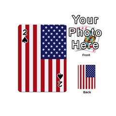 Us Flag Stars And Stripes Maga Playing Cards 54 (mini) by snek