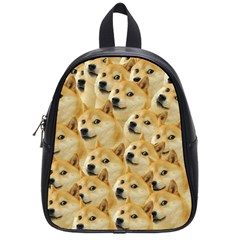 Doge Meme Doggo Kekistan Funny Pattern School Bag (small) by snek