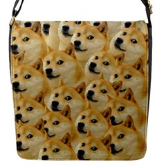 Doge Meme Doggo Kekistan Funny Pattern Flap Closure Messenger Bag (s) by snek