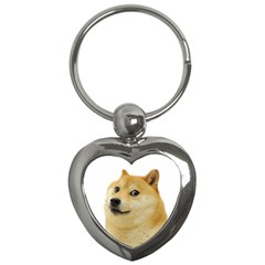 Doggo Doge Meme Key Chain (heart) by snek