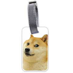 Doggo Doge Meme Luggage Tag (two Sides) by snek