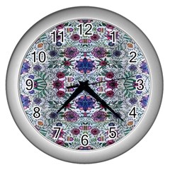 Erin Wall Clock (silver)