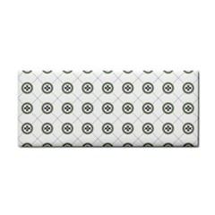 Logo Kekistan Pattern Elegant With Lines On White Background Hand Towel by snek