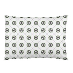 Logo Kekistan Pattern Elegant With Lines On White Background Pillow Case by snek