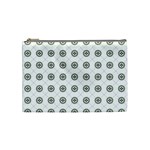 Logo Kekistan Pattern Elegant with lines on white background Cosmetic Bag (Medium) Front