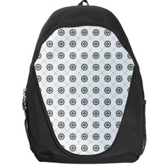 Logo Kekistan Pattern Elegant With Lines On White Background Backpack Bag by snek