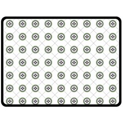 Logo Kekistan Pattern Elegant With Lines On White Background Double Sided Fleece Blanket (large)  by snek