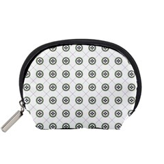 Logo Kekistan Pattern Elegant With Lines On White Background Accessory Pouch (small) by snek