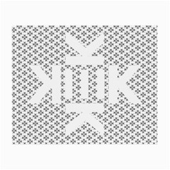 Logo Kek Pattern Black And White Kekistan Small Glasses Cloth (2-side) by snek