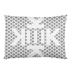 Logo Kek Pattern Black And White Kekistan Pillow Case by snek