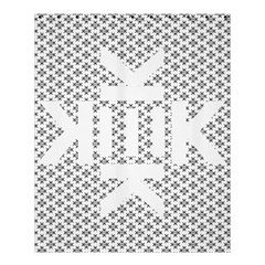 Logo Kek Pattern Black And White Kekistan Shower Curtain 60  X 72  (medium)  by snek