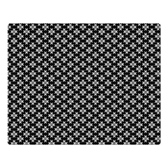 Logo Kek Pattern Black And White Kekistan Black Background Double Sided Flano Blanket (large)  by snek