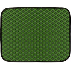 Logo Kek Pattern Black And Kekistan Green Background Fleece Blanket (mini) by snek