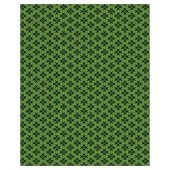 Logo Kek Pattern Black And Kekistan Green Background Drawstring Bag (small)