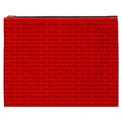 Maga Make America Great Again Usa Pattern Red Cosmetic Bag (xxxl) by snek