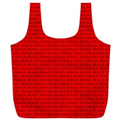 Maga Make America Great Again Usa Pattern Red Full Print Recycle Bag (xl)