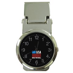 Build The Wall Usa Flag Maga Money Clip Watches by snek