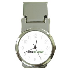 Drain The Swamp Maga Green And Gray Money Clip Watches by snek