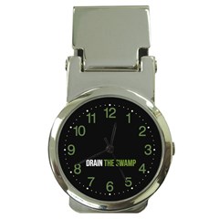 Drain The Swamp Maga Green And Gray Money Clip Watches by snek