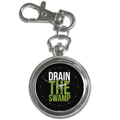 Drain The Swamp Maga Green And Gray Key Chain Watches by snek