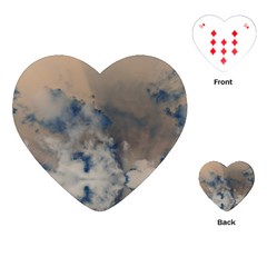 Deep Time Clouds Playing Cards (heart) by LoolyElzayat