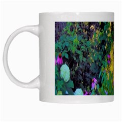 Hazy Morning Sunrise In My Rubio Garden White Mugs by myrubiogarden