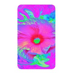 Psychedelic Pink And Red Hibiscus Flower Memory Card Reader (Rectangular)